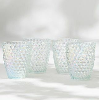 Set od 4 čaše za piknik s teksturiranim sjajem