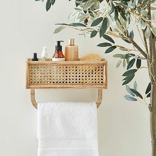 French Cane Shelf Držač za ručnike