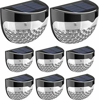 8 paketa solarnih LED vrtnih svjetiljki za ogradu 