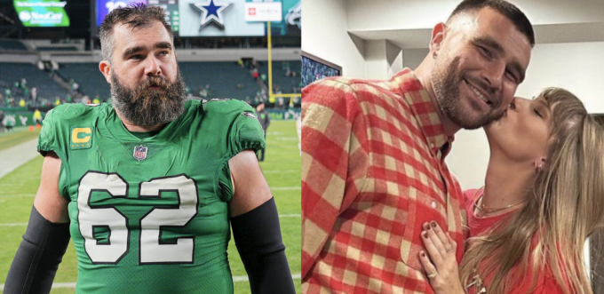 jason kelce, travis kelce, taylor swift