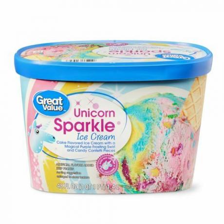Walmart Unicorn Sparkle sladoled