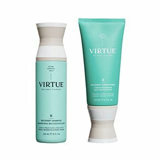 VIRTUE set šampona i regeneratora | Puna veličina | Alpha keratin obnavlja suhu, oštećenu kosu | Bez sulfata, bez parabena, bez boja