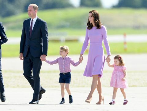 Vojvoda od Cambridgea, princ George, vojvotkinja od Cambridgea i princeza Charlotte
