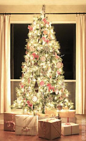 božićno drvce skandinavskog stila