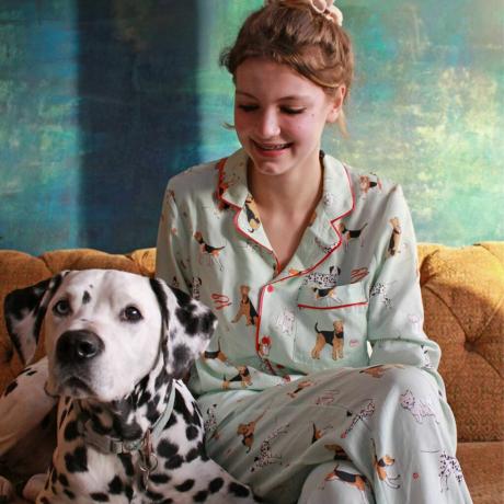 Tencel pidžama s printom Poppy Dog