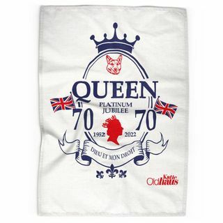 Queen's Platinum Jubilee čajni ručnik