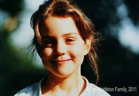 Kate Middleton kao dijete