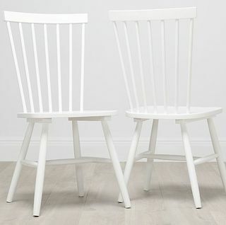 Pendle bijela trpezarijska stolica