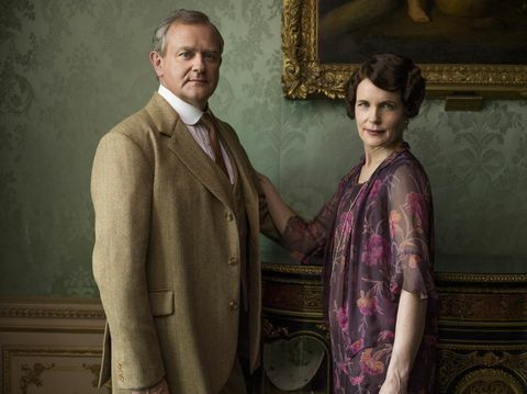 Hugh Bonneville kao Robert i Elizabeth McGovern kao Cora u opatiji Downton S06E08