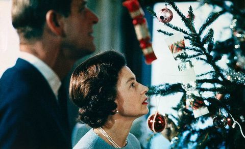Fotografije božićne ukrase Buckinghamske palače