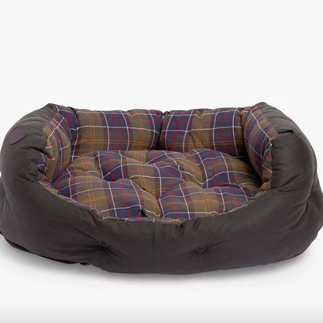 Tartan prošiveni krevet za pse