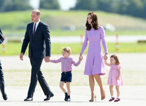 Princ William, princ George, vojvotkinja od Cambridgea i princeza Charlotte u Njemačkoj