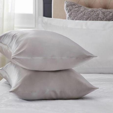 Dorma srebrna svilena jastučnica