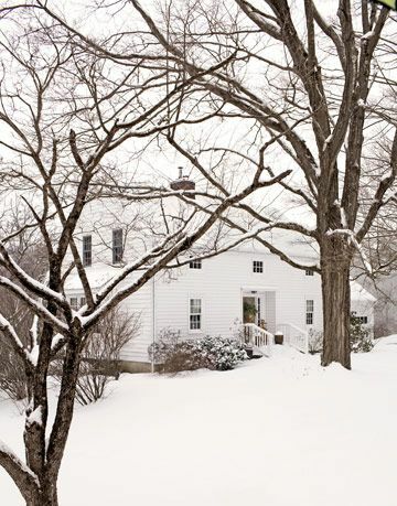 kuća u snijegu