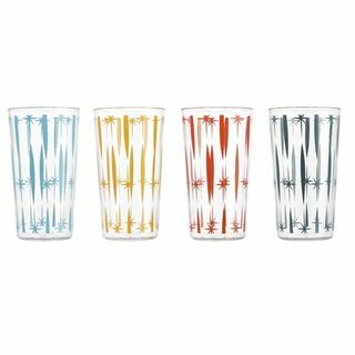Retro Renegade Assorted akrilne čaše od 22 unce, set od 4 