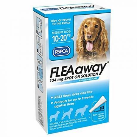 RSPCA FleaAway Spot na otopini za srednje pse, 134 mg