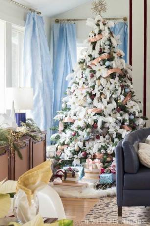 božićno drvce ideje za ukrašavanje perja