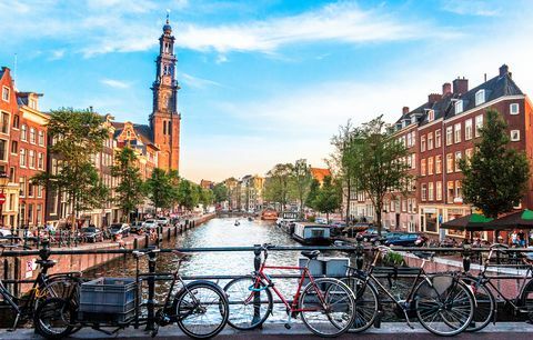 Pogled na kanal u Amsterdamu