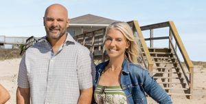 sarah i bryan baeumler u borbi na plaži