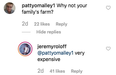 Komentar Jeremyja Roloffa na Instagramu o sebi i Audrey na farmi prave "LPBW" obožavatelje "tužnim"