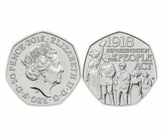 Kovanica Royal Mint 2018 slavi Zakon o zastupanju naroda 1918